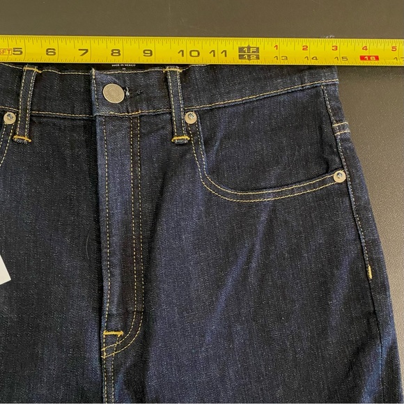 Able NWT Wide Leg Holly Kick Flare Jeans Dark Blue Size 29 - Picture 6 of 10